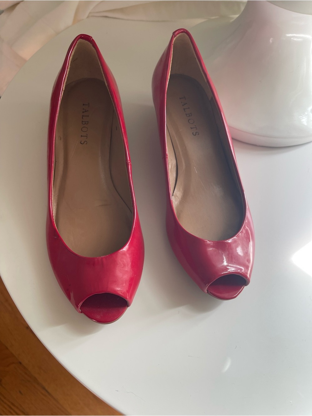 Talbots Red Open Toe